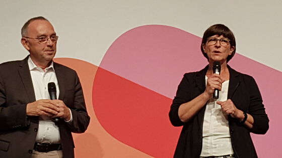 Norbert Walter-Borjans und Saskia Esken.