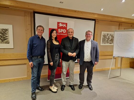 Sebastian Holzhauer (von links), Selina Blust, Daniel Born und Mirko Witkowski.