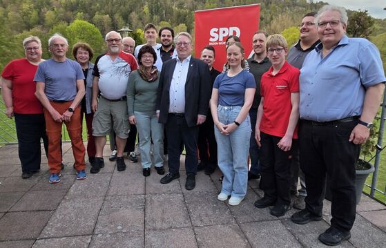 Das neu gewählte Vorstandsteam des SPD-Kreisverbandes Rottweil