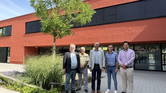 Von links: Mirko Witkowski, Günter Weißt, Ralph Ulbrich, Gerhard Stern, Ali Zarabi. Foto: John Baumann